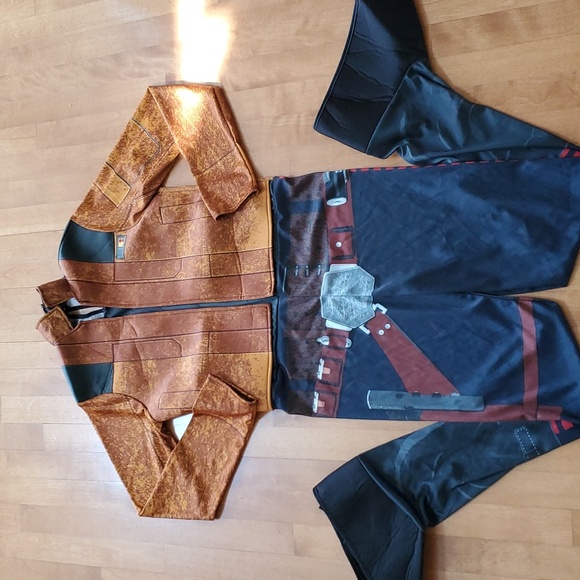 Men's Disney Star Wars  Han Solo 1 pc Halloween Costume Size Large EUC - Picture 1 of 4